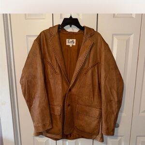 Scully Men's Tan Leather Jacket